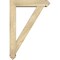 Ekena Millwork Traditional Arts and Crafts Rough Sawn Bracket w/ Offset Brace, Douglas Fir, 6"W x 26"D x 38"H BKT0604X26X38TRA03RDF - alternate 2